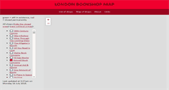 Desktop Screenshot of londonbookshops.org
