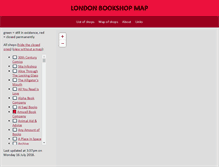 Tablet Screenshot of londonbookshops.org